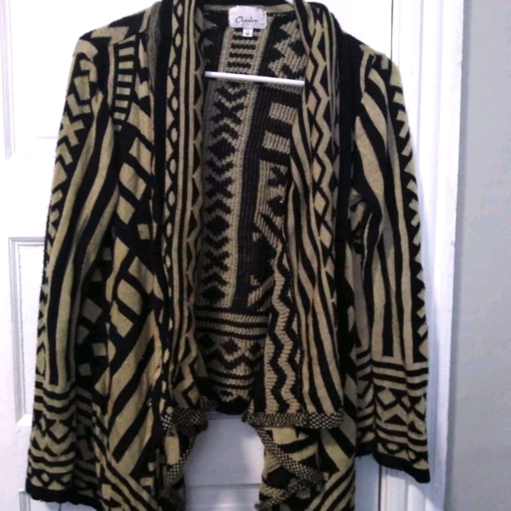 A used but in good shape cardigan.